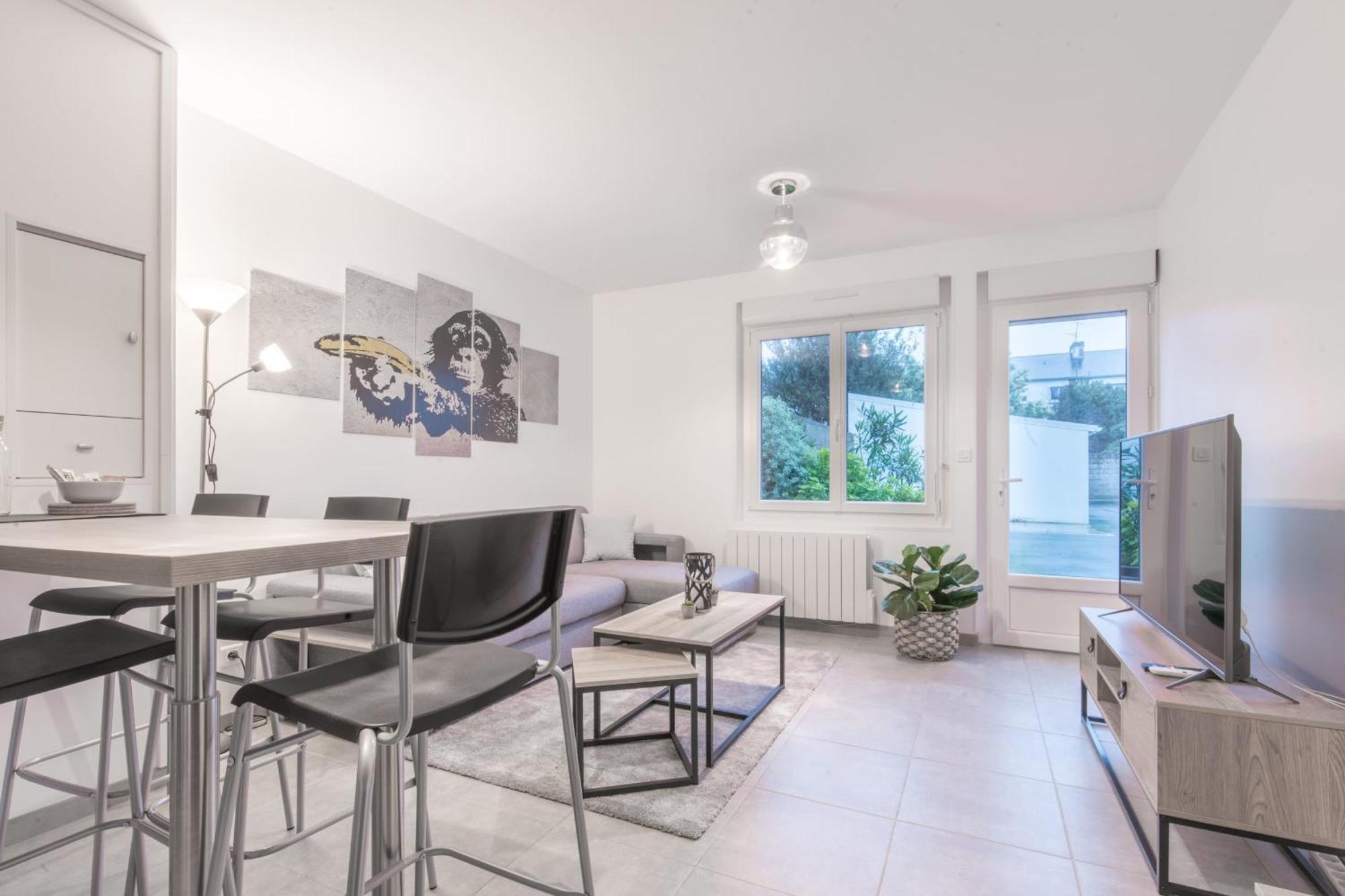 L'Urbain - 600M Gare - Parking Apartment Сен-Назар Екстериор снимка